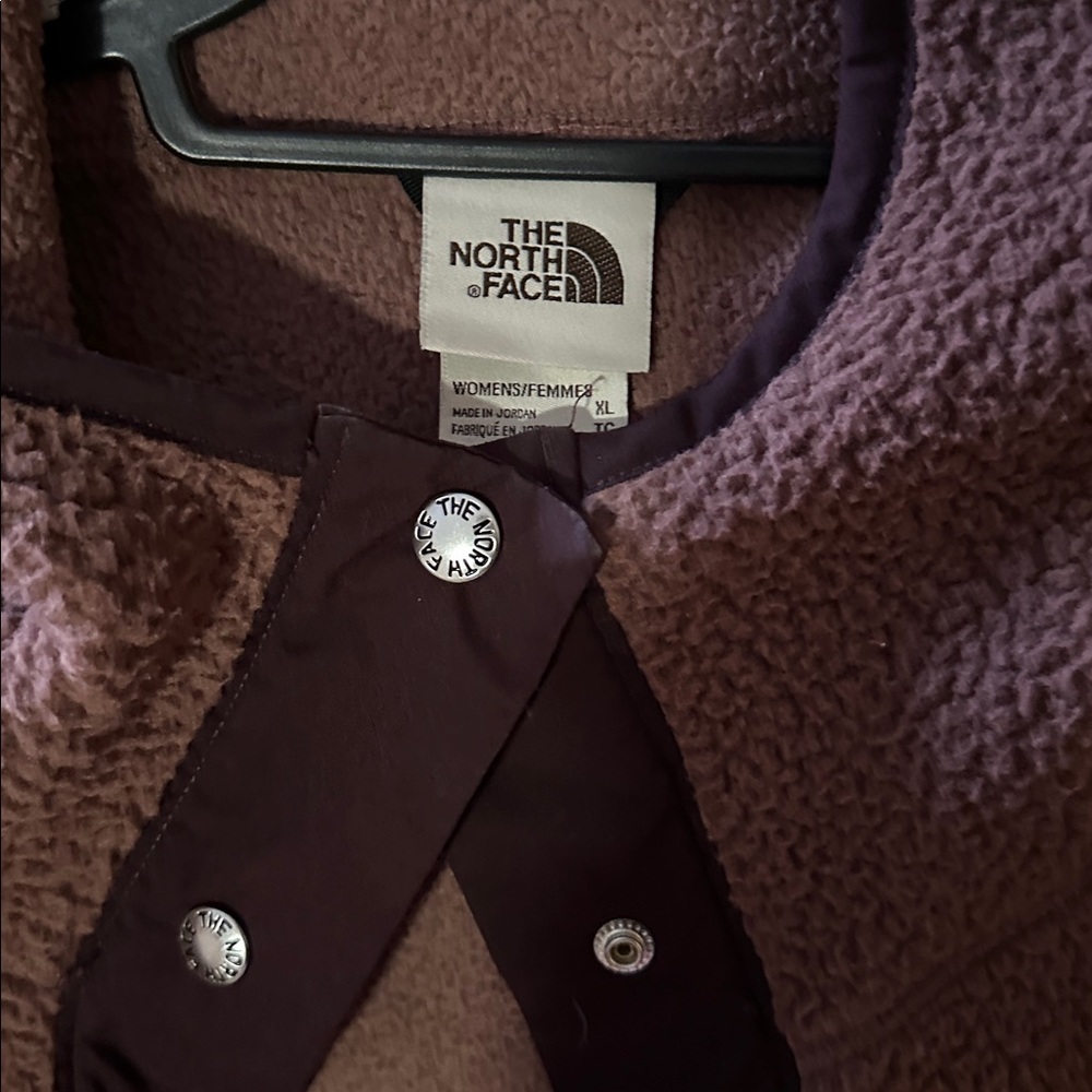 North Face longer Soft Pink fleece